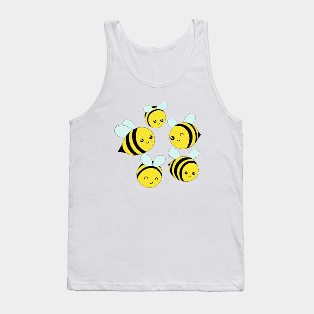 Chibi Bees Tank Top by ShutterStudios